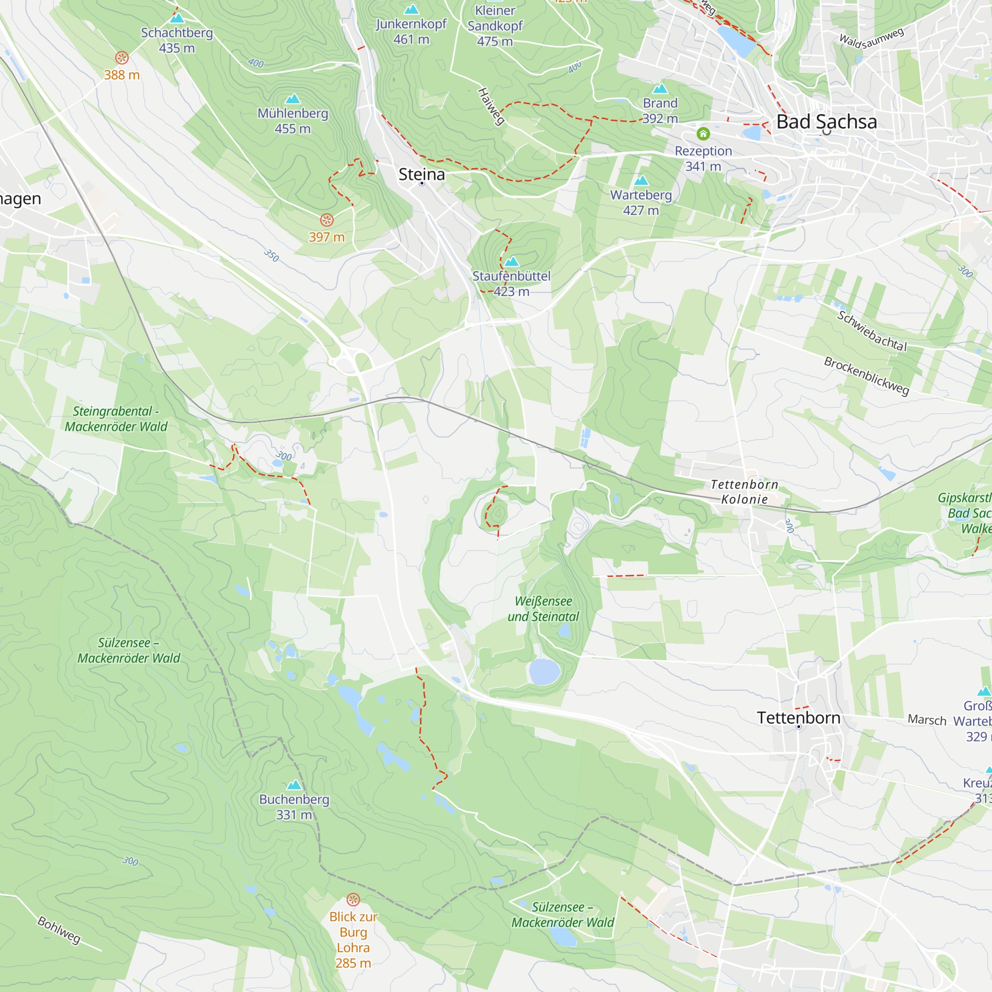 Schutzhütte Römerstein map
