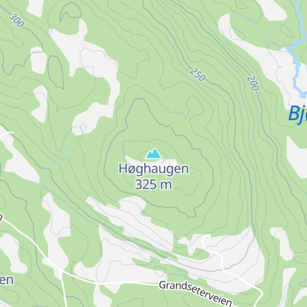 Map of Høghaugen