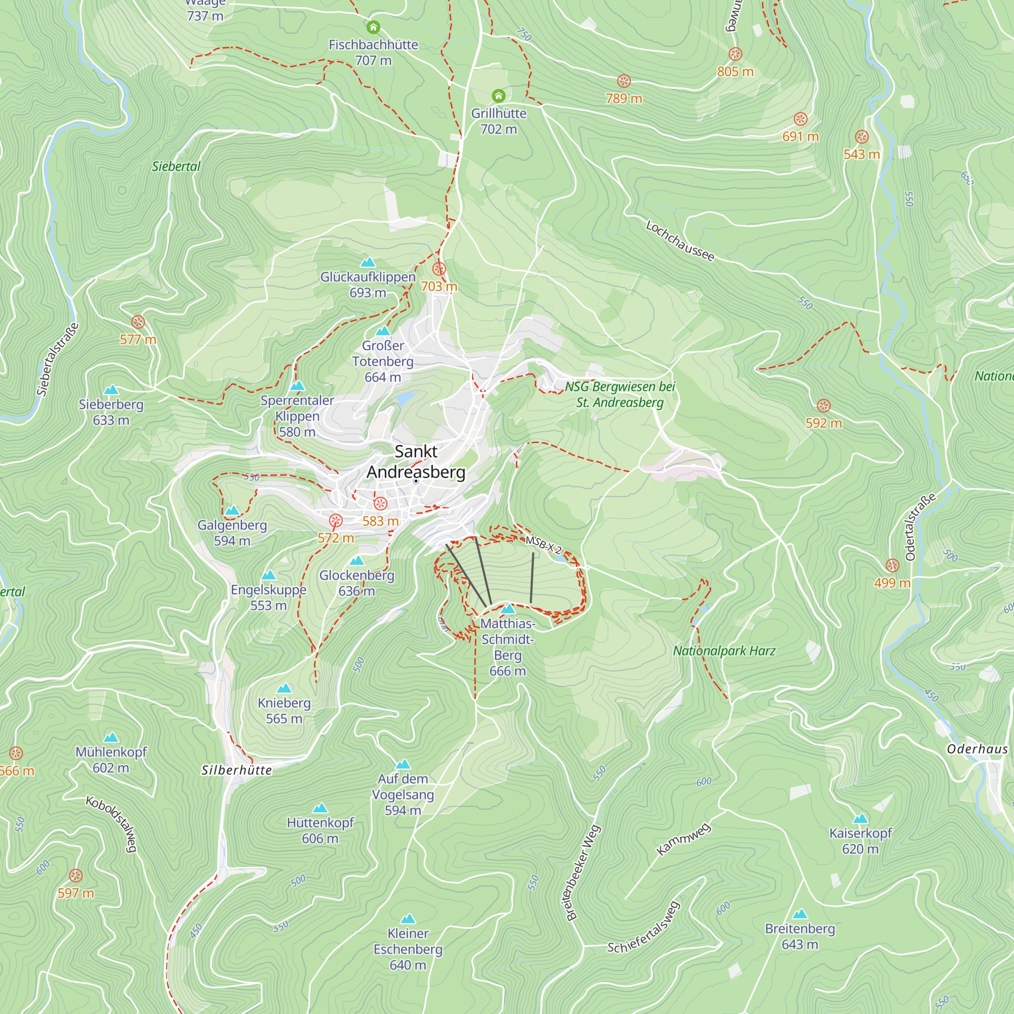 Kurt Schmidt-Hütte map