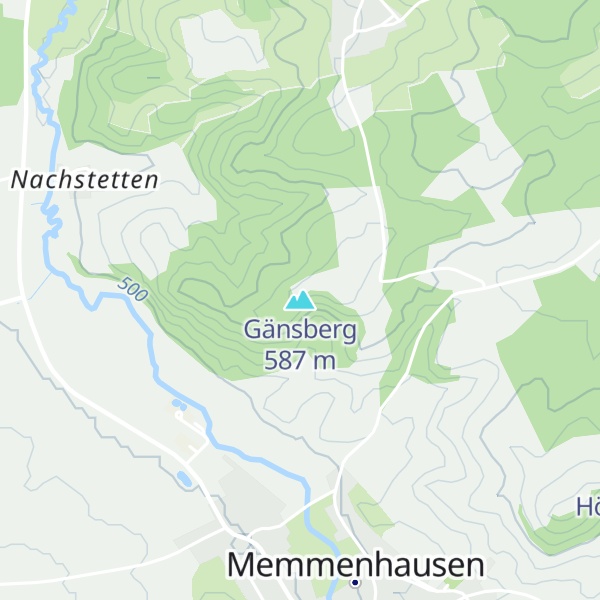 Map of Gänsberg