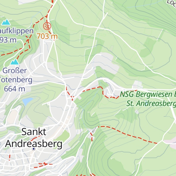 Map of Bahnis Hütte