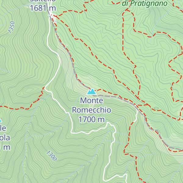 Map of Monte Romecchio