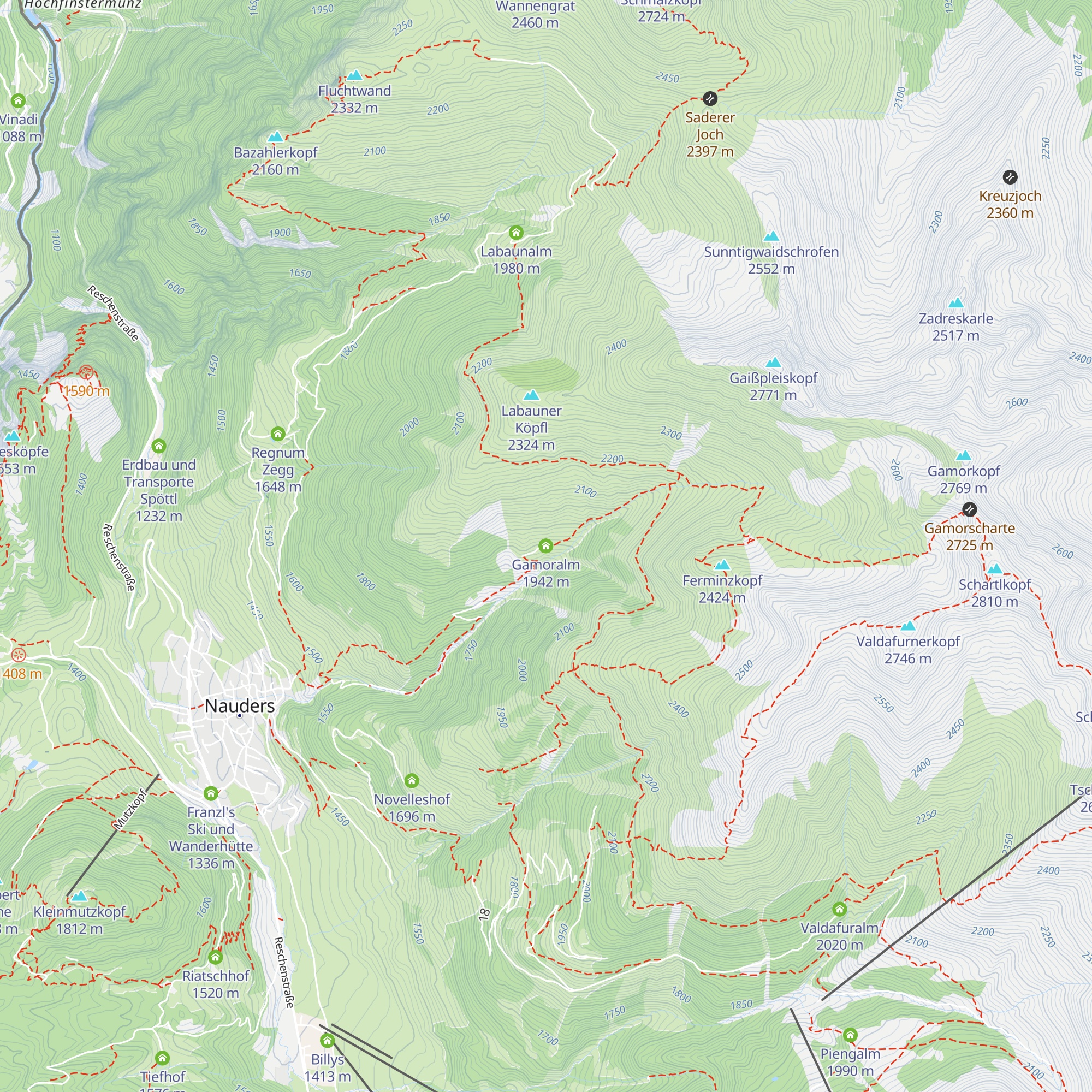 Gamoralm map