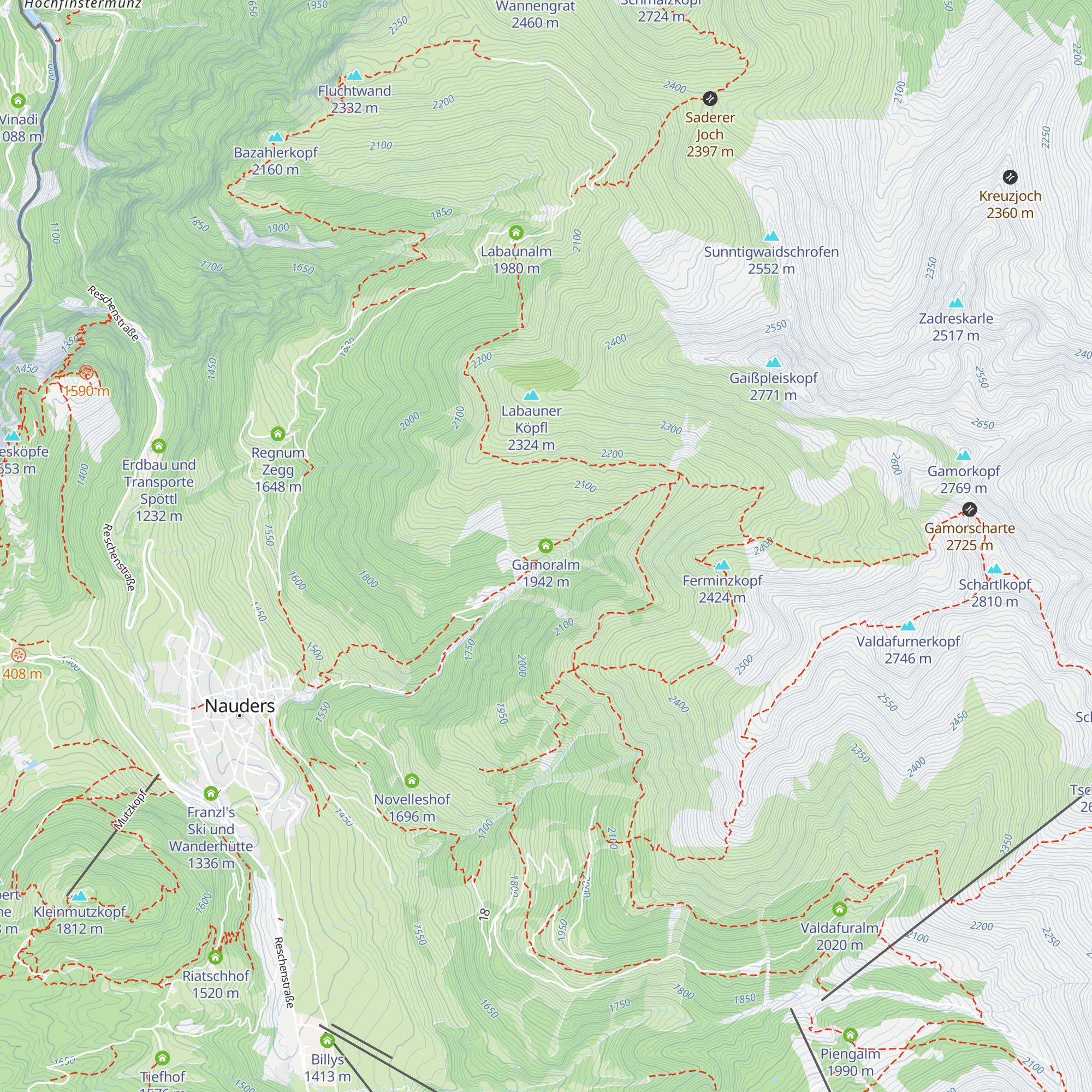 Gamoralm map