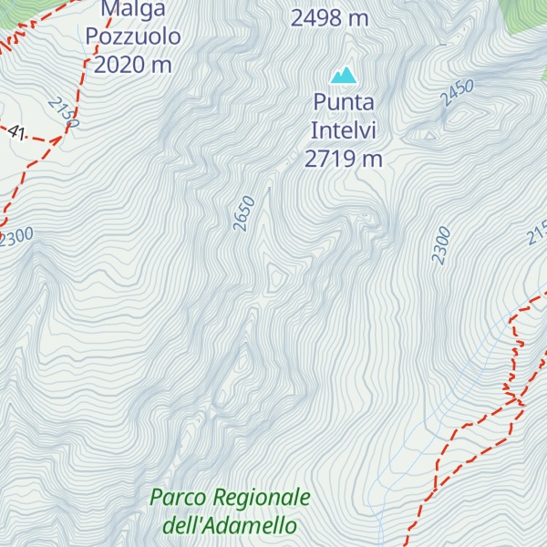 Map of Punta di Valbione