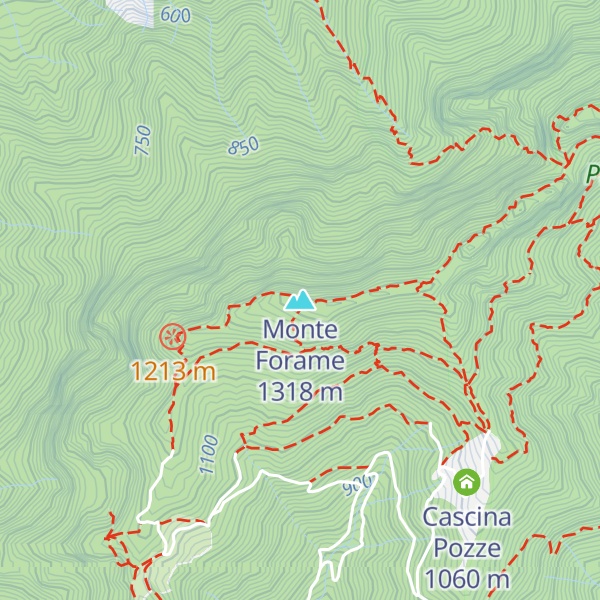 Map of Monte Forame