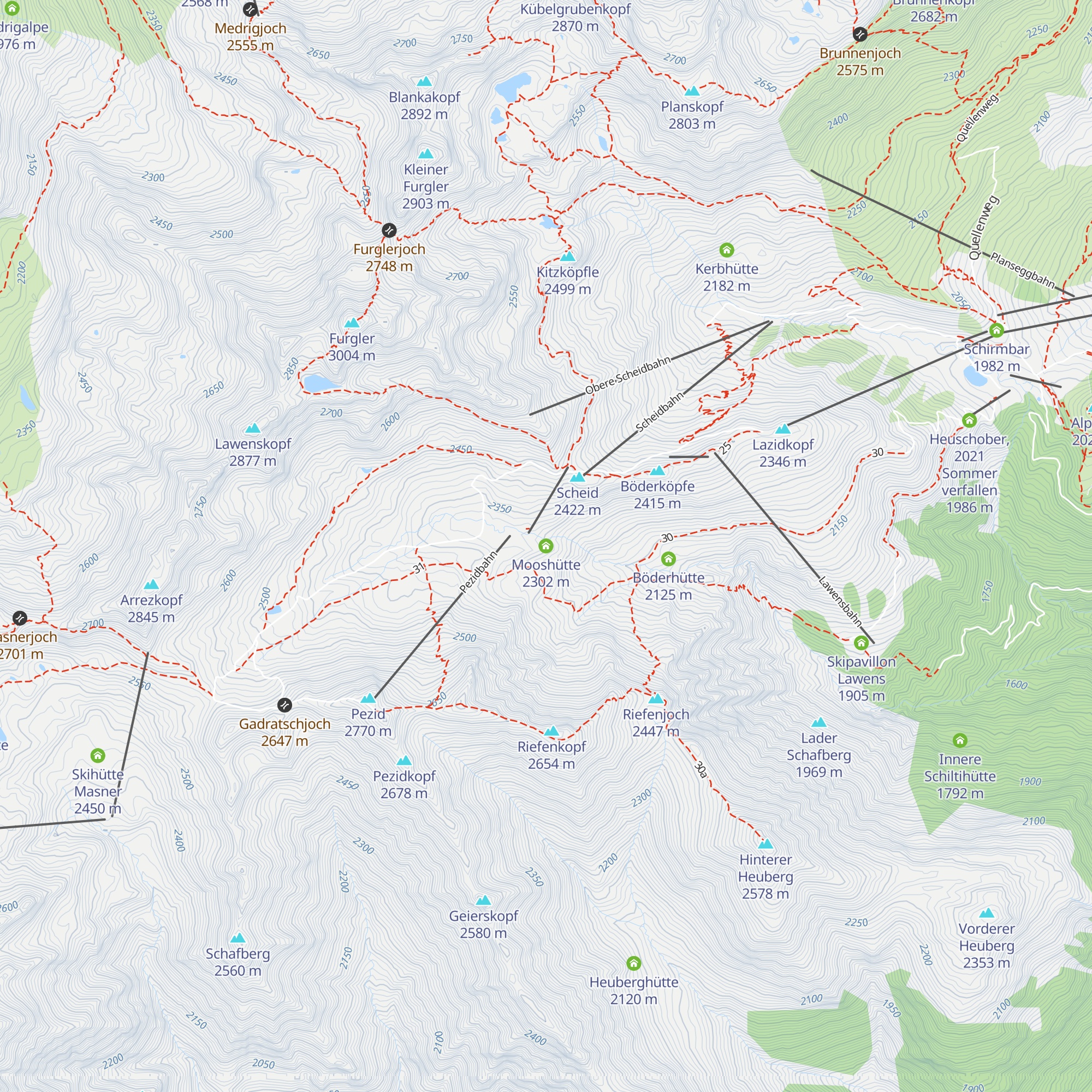 Mooshütte map