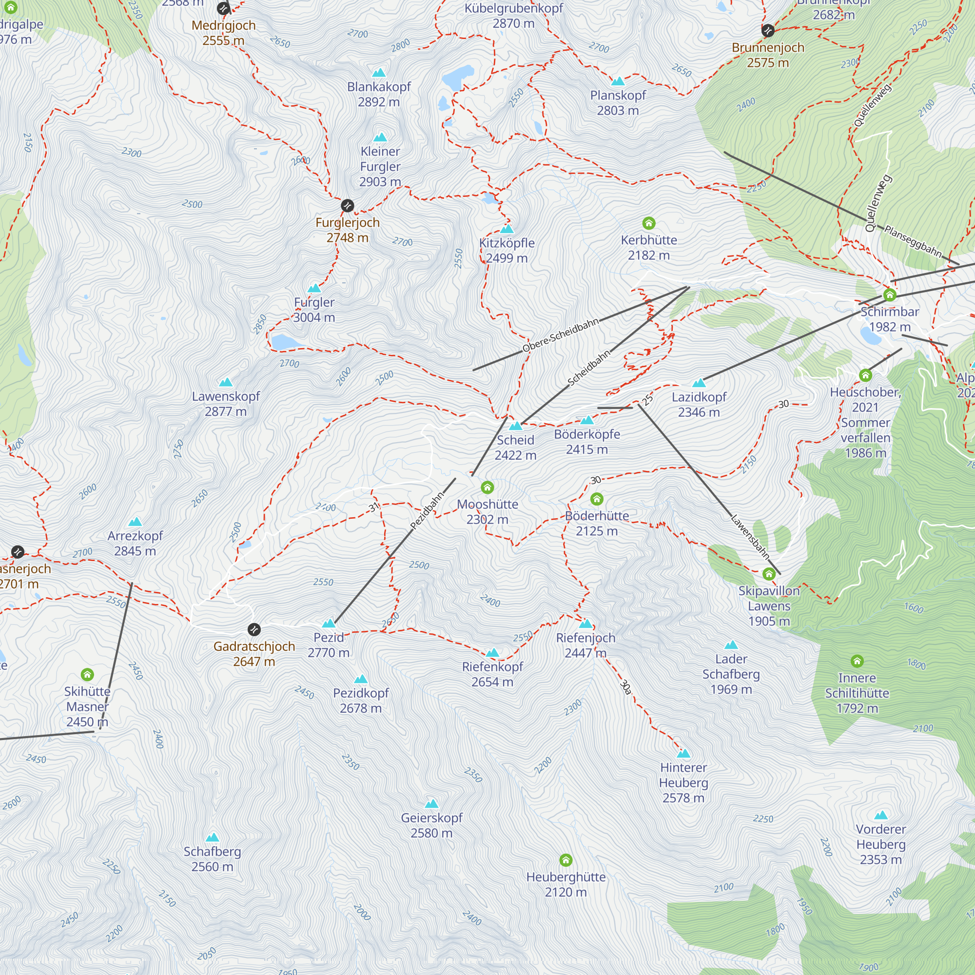 Mooshütte map