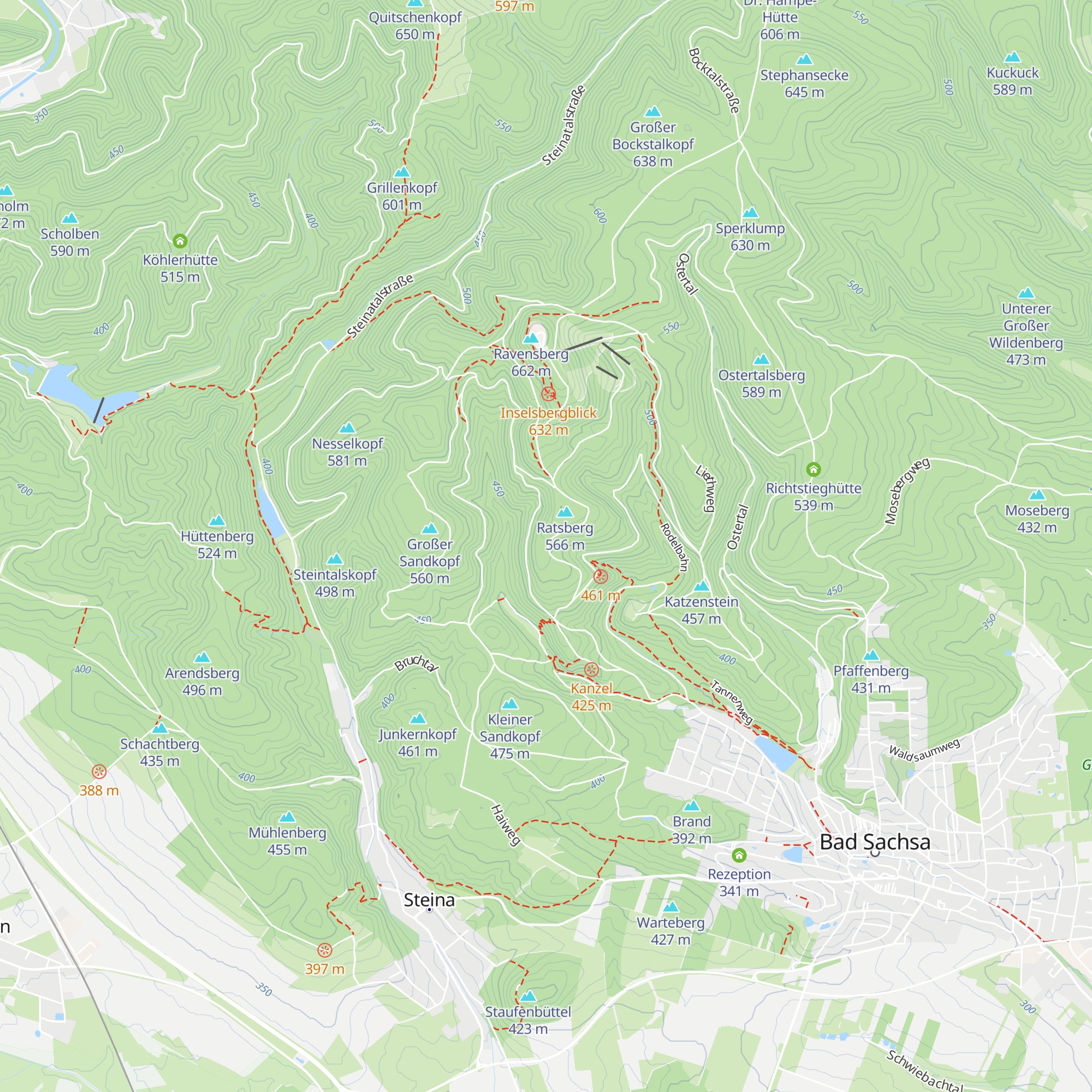 Finkenschlag-Hütte map