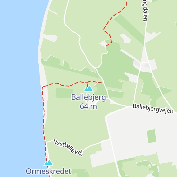 Map of Ballebjerg