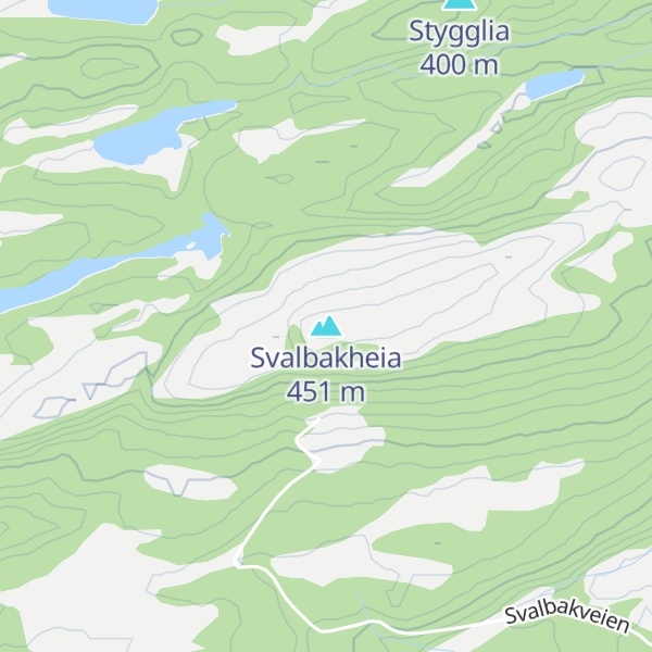 Map of Svalbakheia
