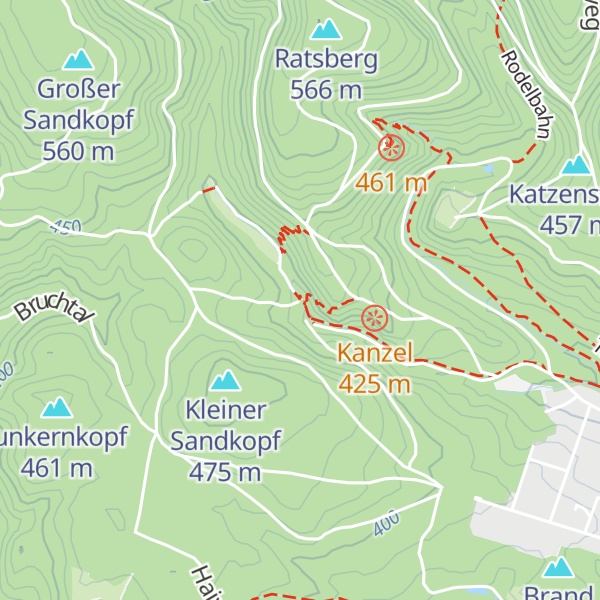 Map of Kantorhütte