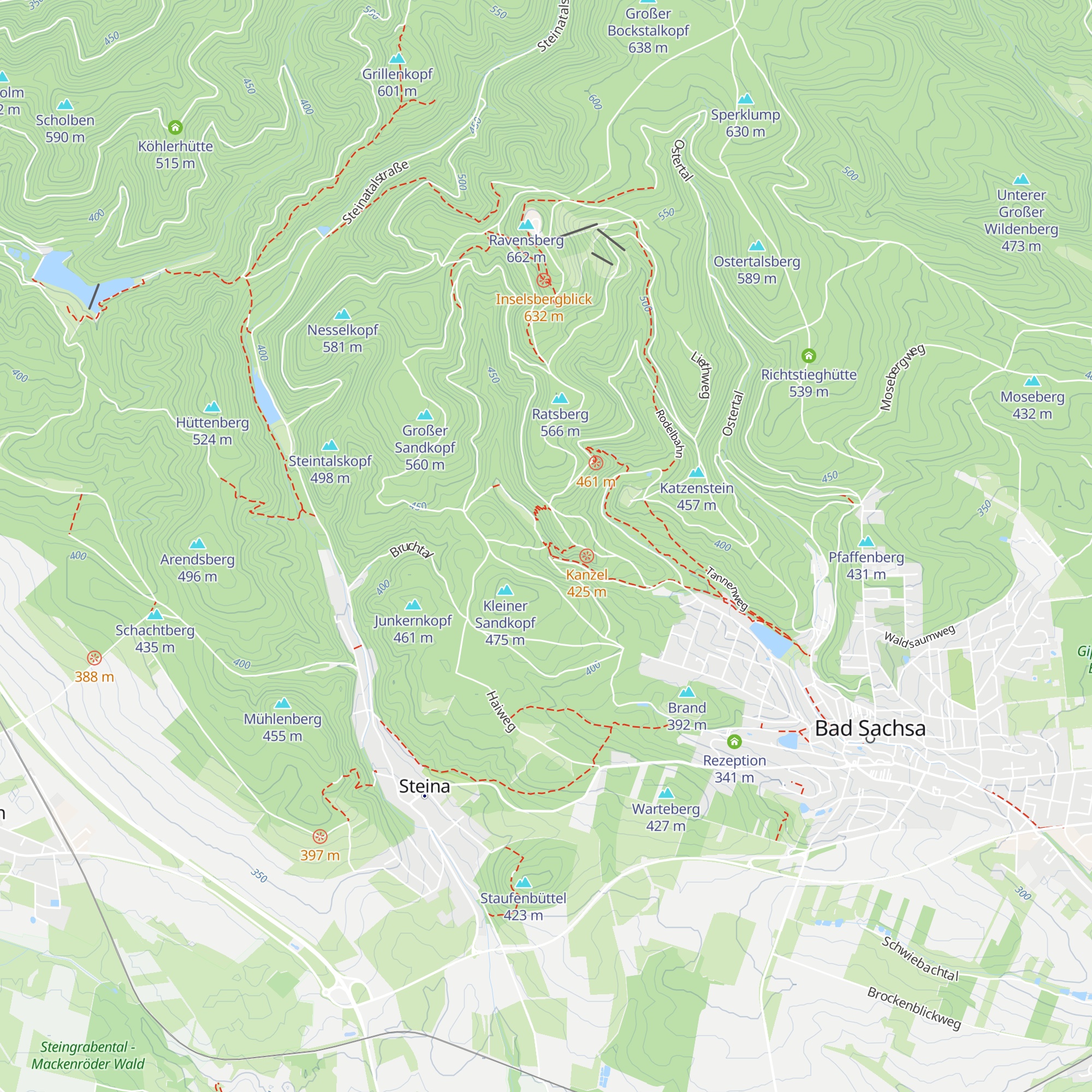 Kantorhütte map