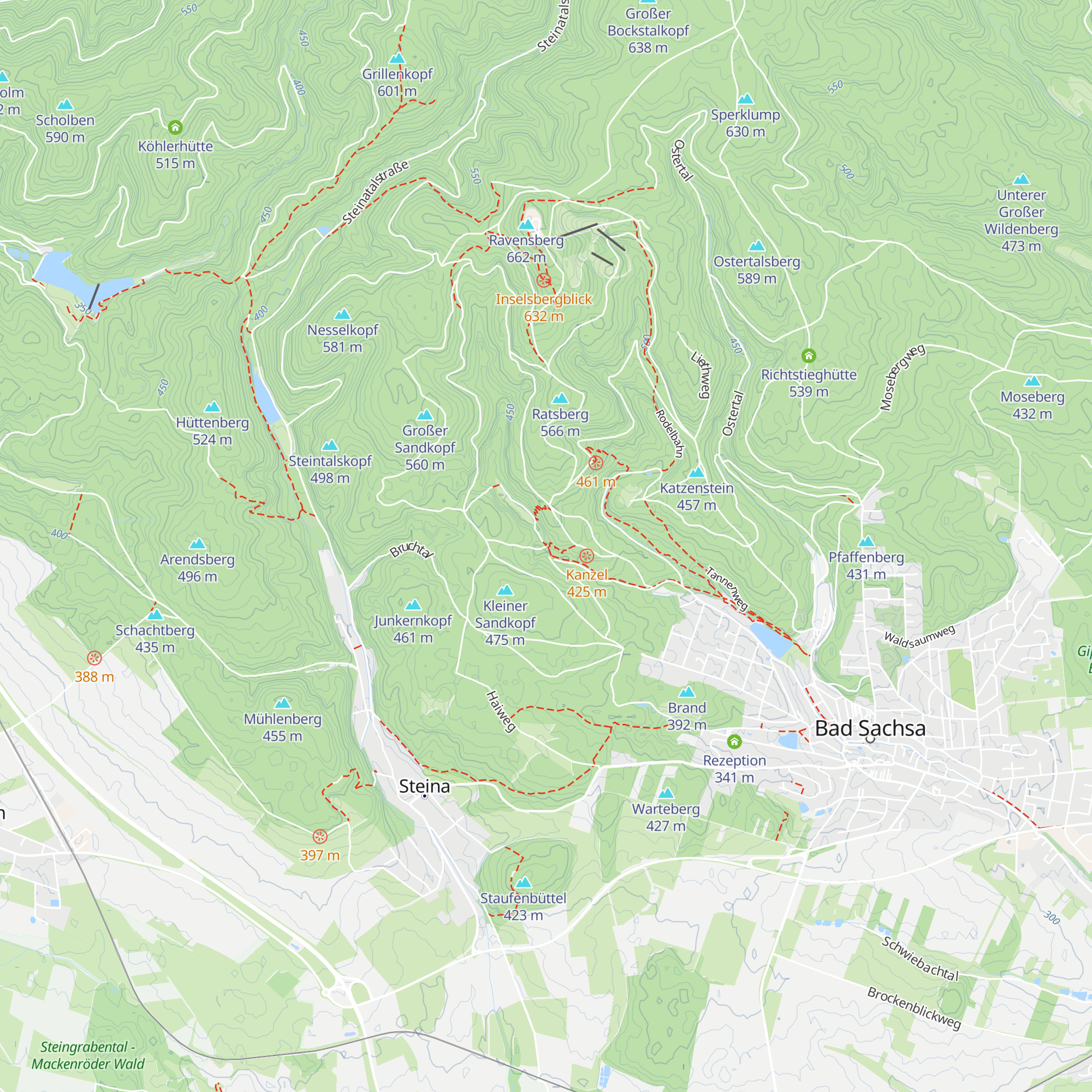 Kantorhütte map