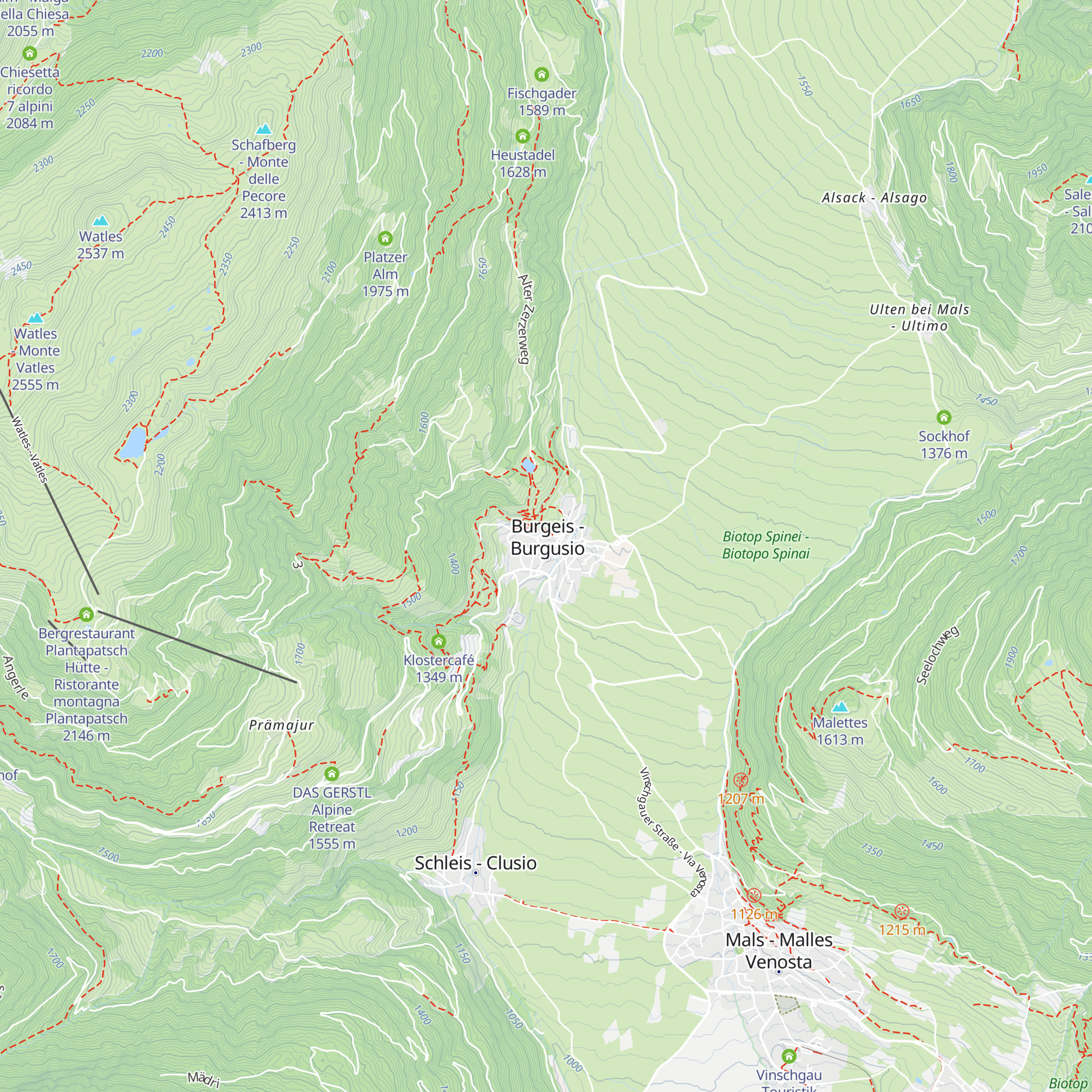 Informationsbüro Burgeis map