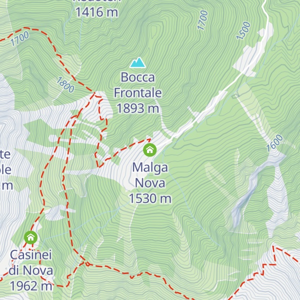 Map of Malga Nova