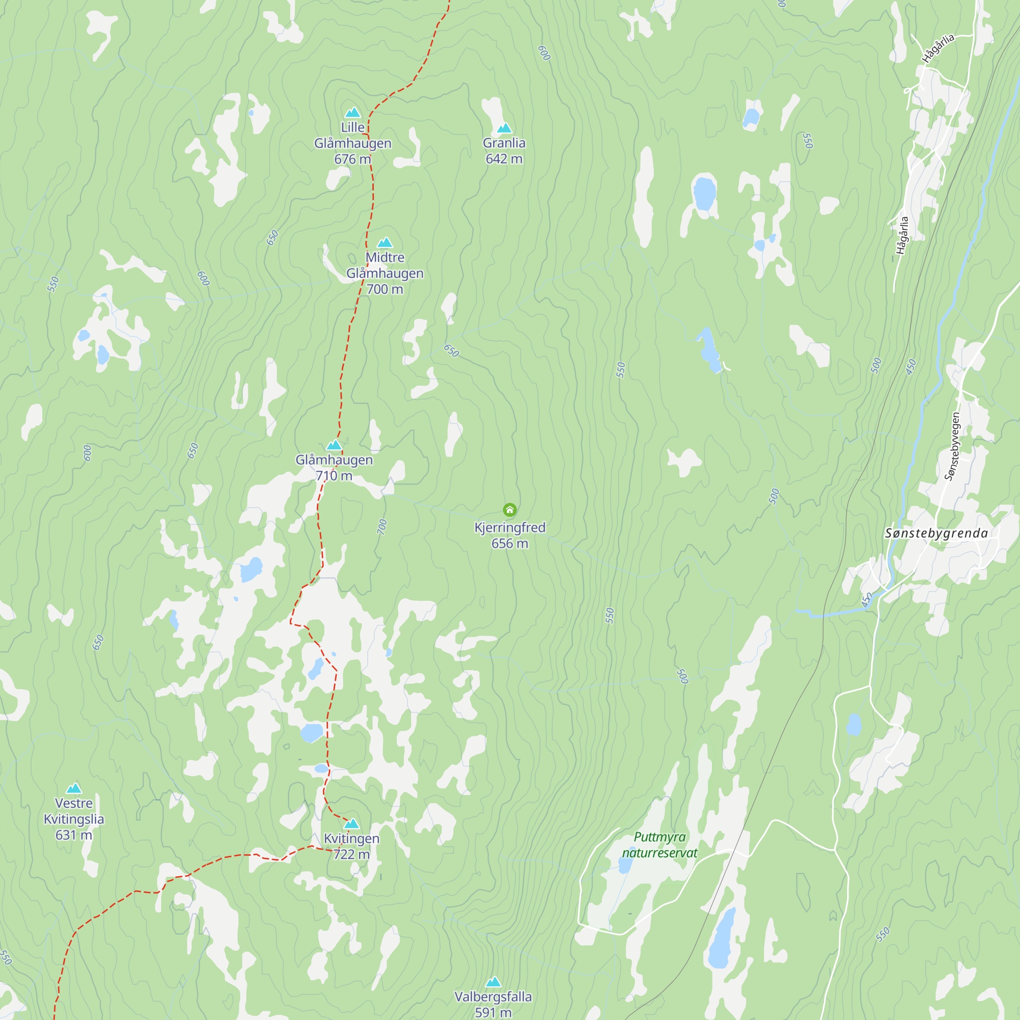 Kjerringfred map