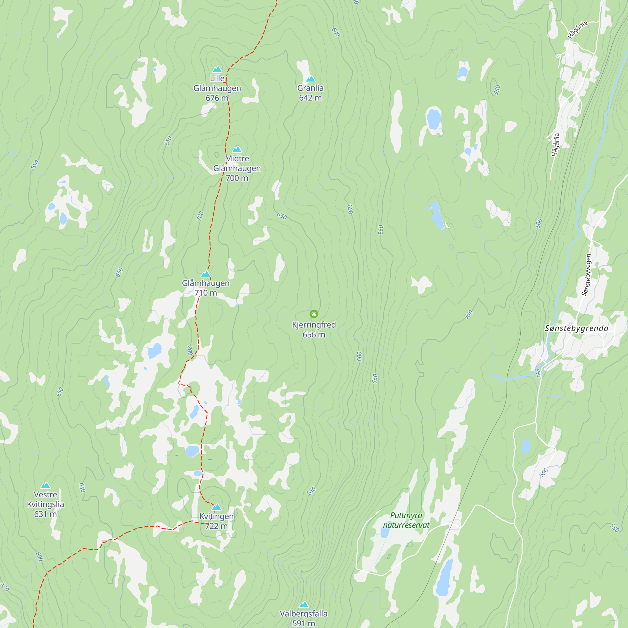 Kjerringfred map