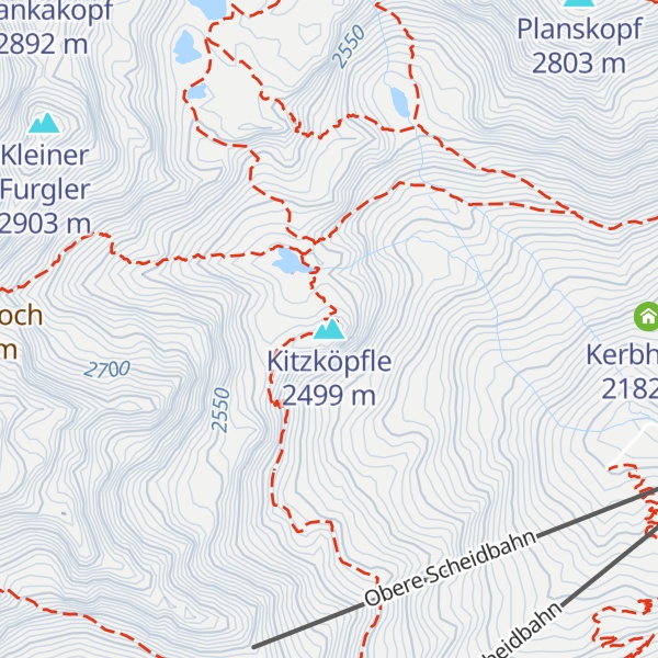Map of Kitzköpfle