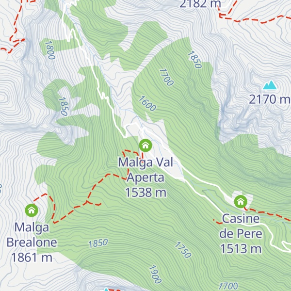 Map of Malga Val Aperta