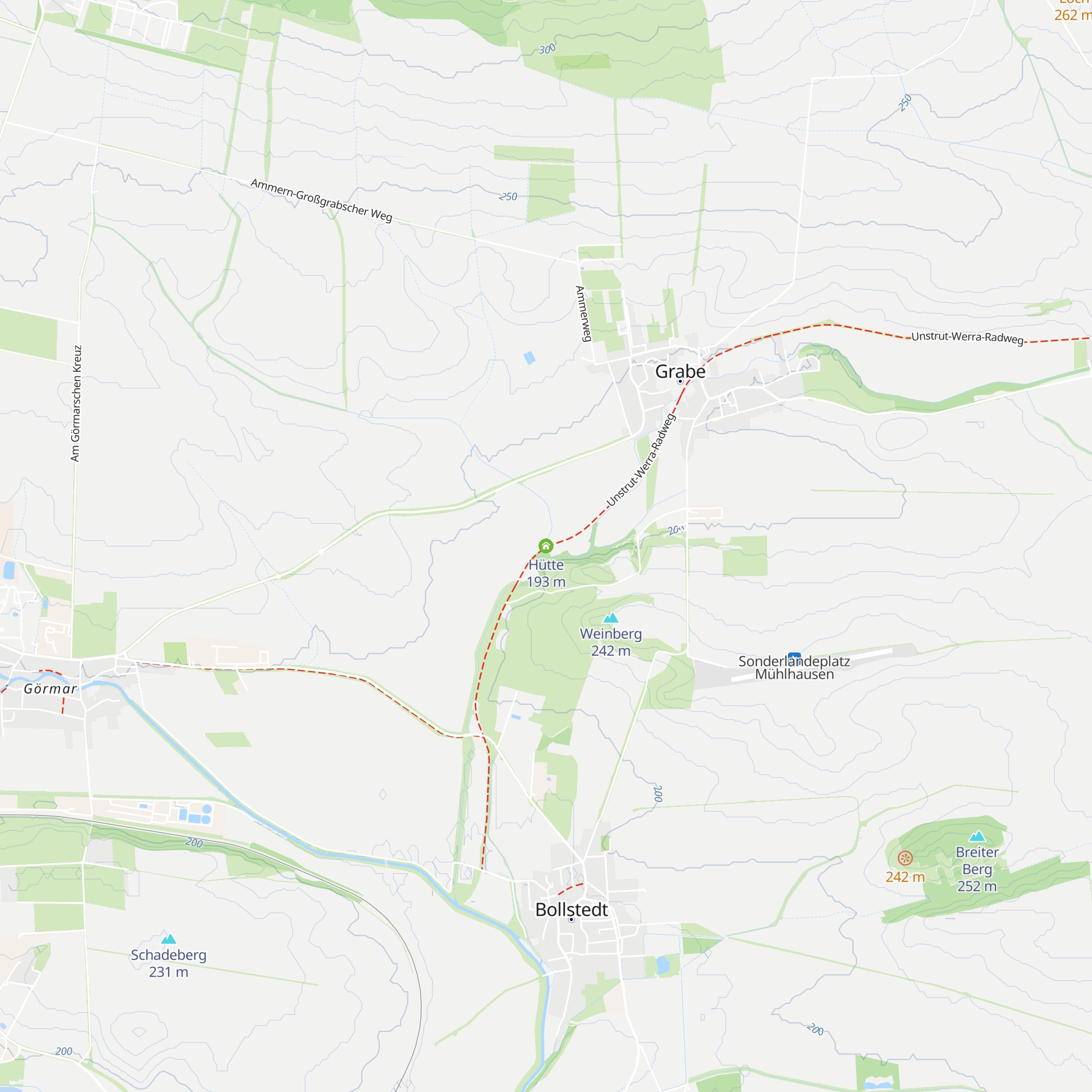 Hütte map