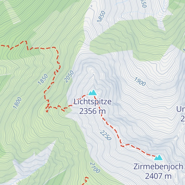 Map of Lichtspitze