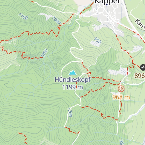 Map of Hündleskopf
