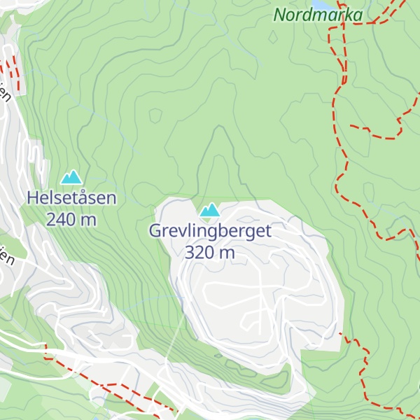 Map of Grevlingberget