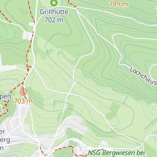 Map of Eichsfelder Hütte