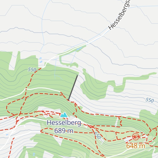Map of Schutzhütte am Hesselberg