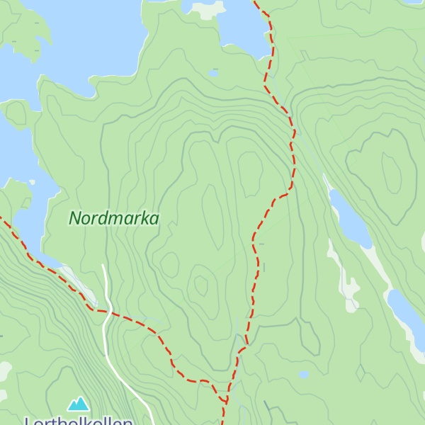 Map of Tvetjernhøgda