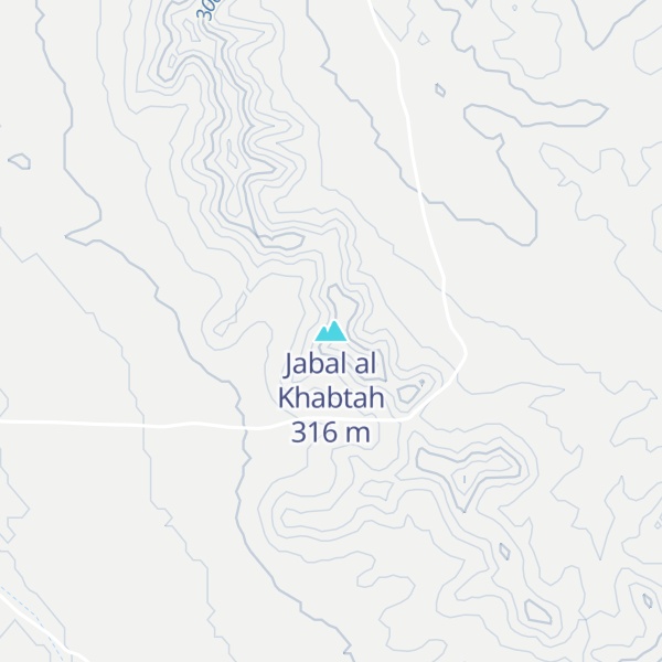 Map of Jabal al Khabtah