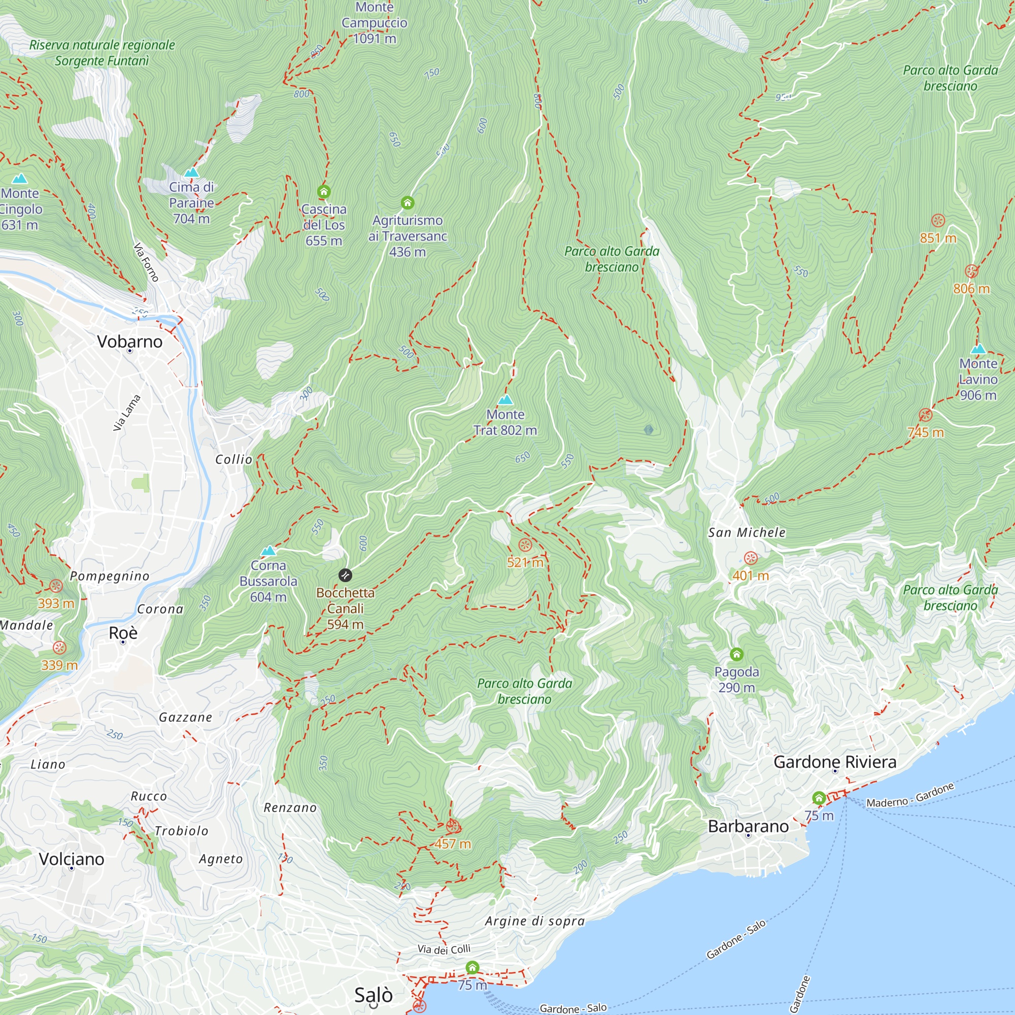Il Bagnolo map