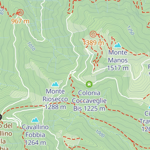 Map of Colonia di Coccaveglie