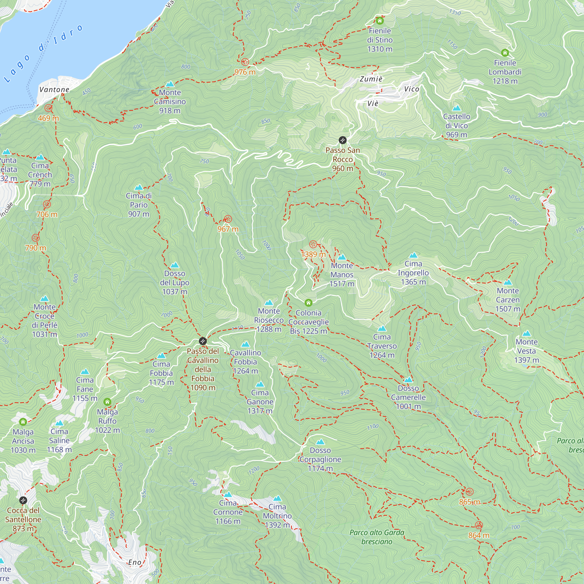 Colonia di Coccaveglie map