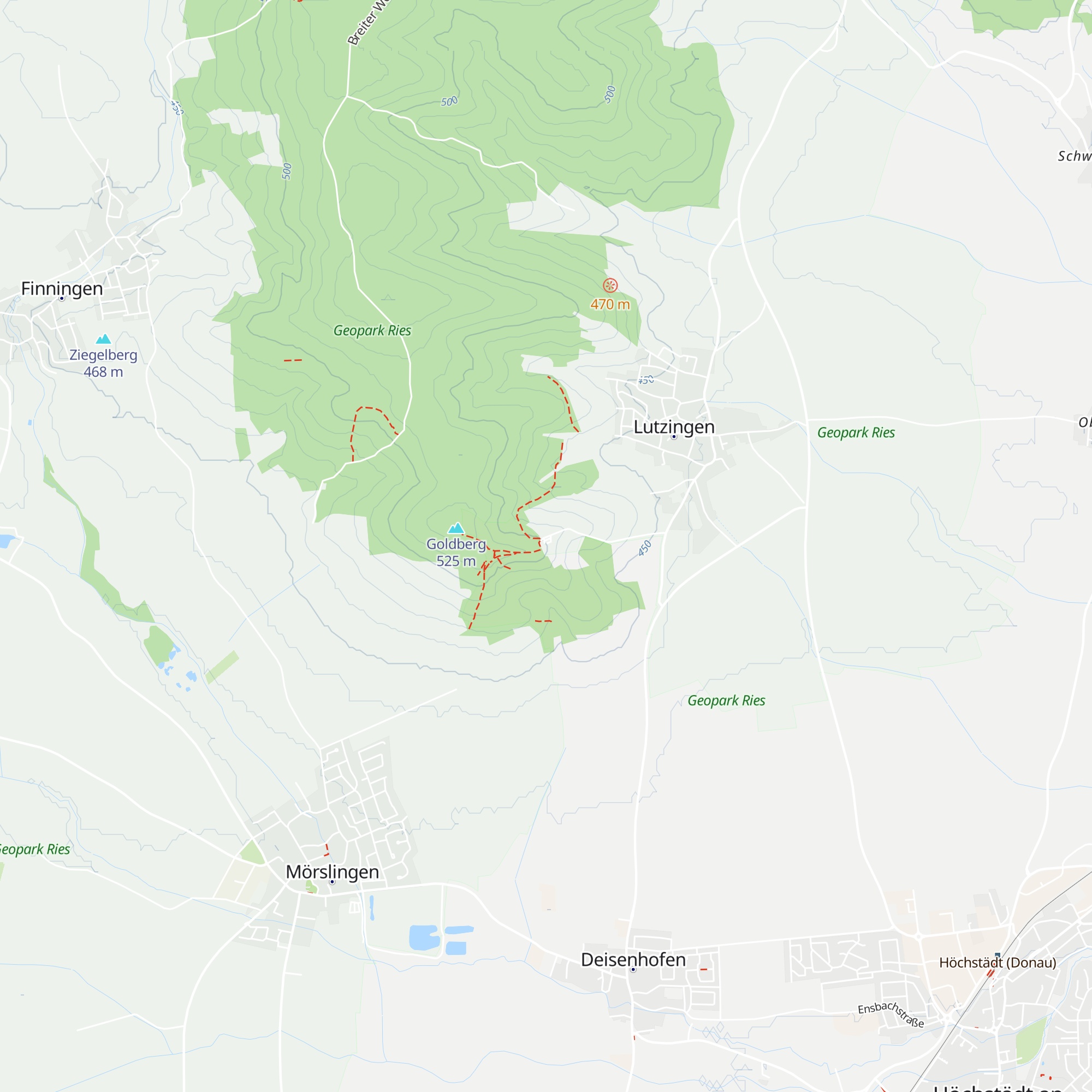 Goldbergalm map