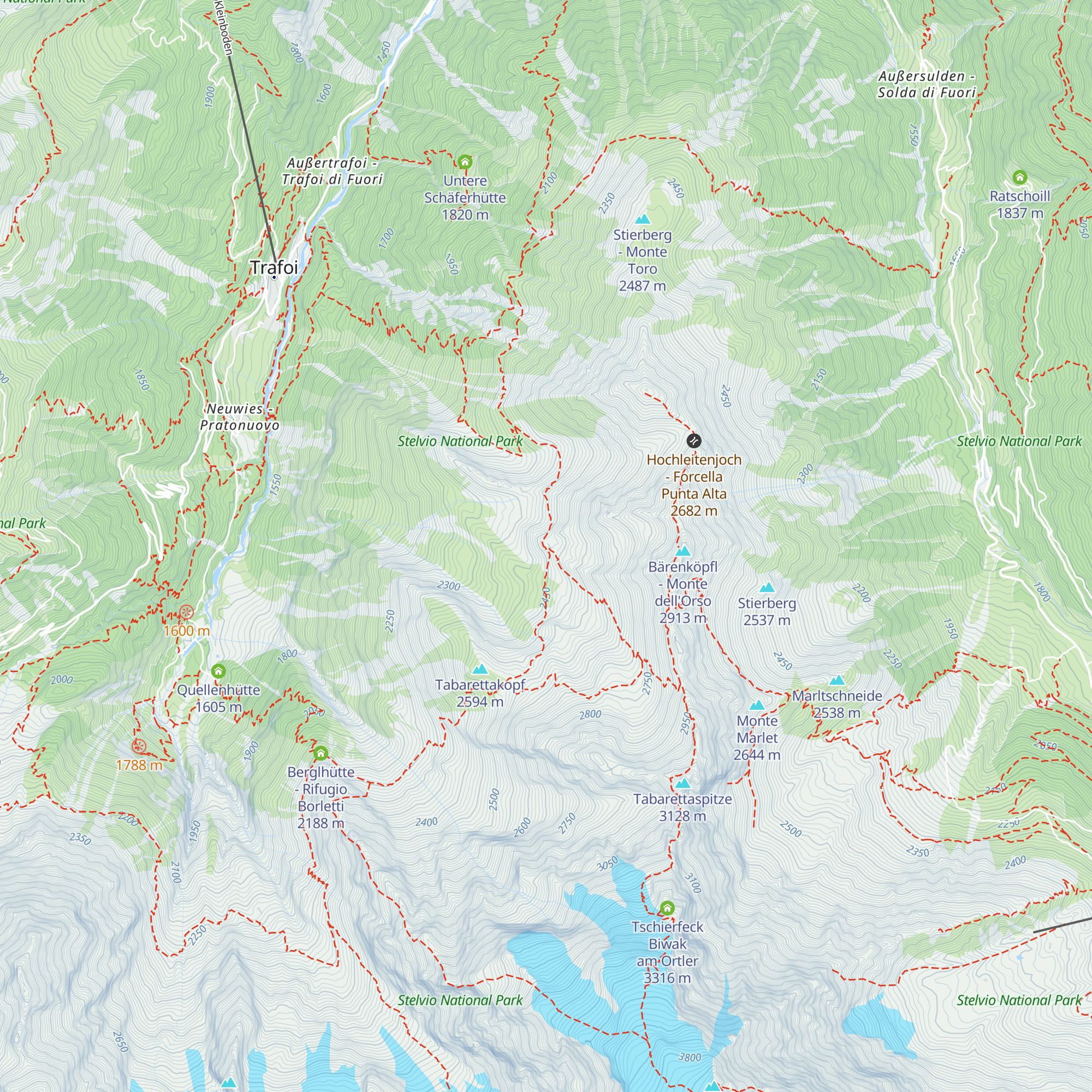 Edelweißhütte map