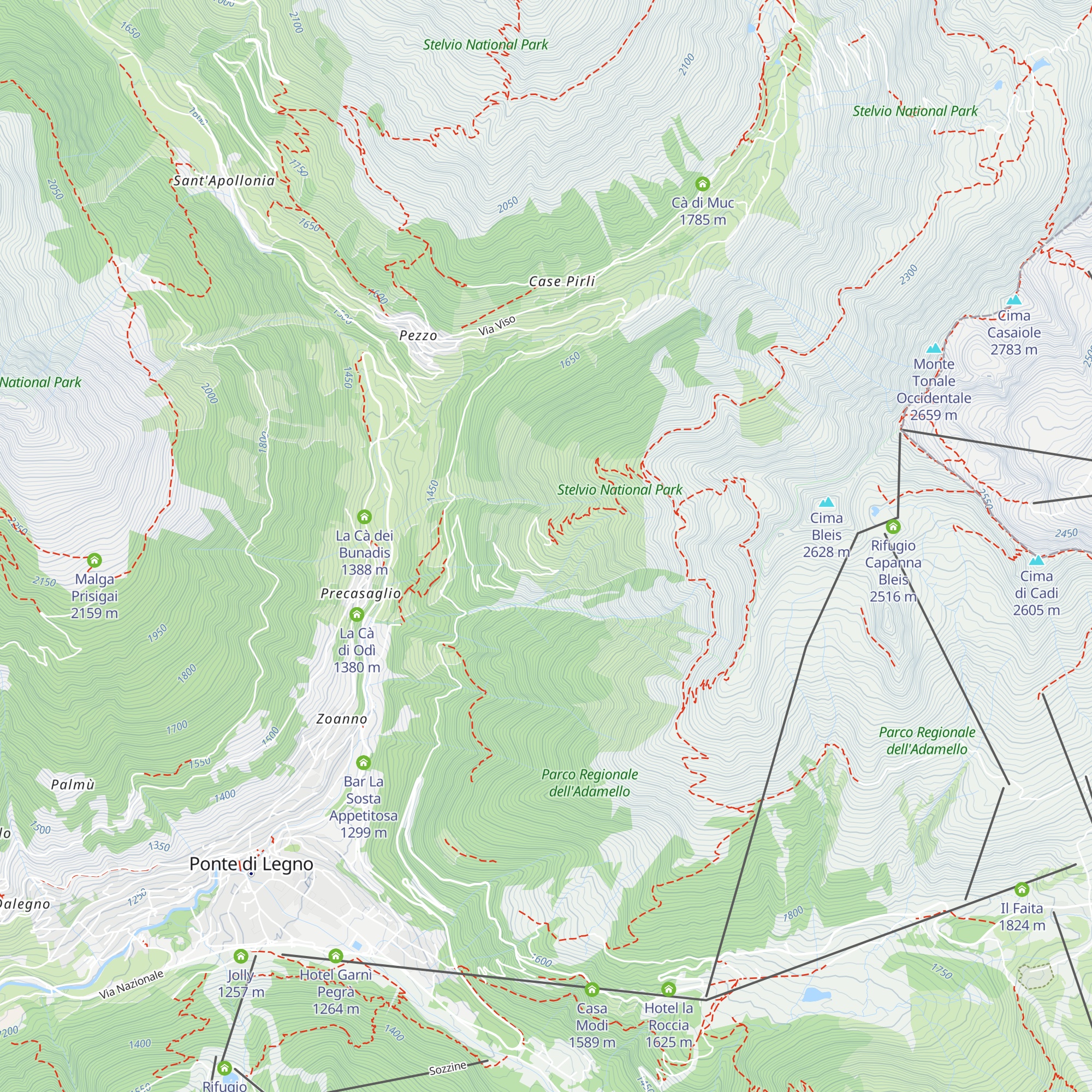 Baitello di Meda map