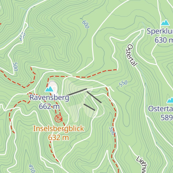 Map of Ravensberg Alm
