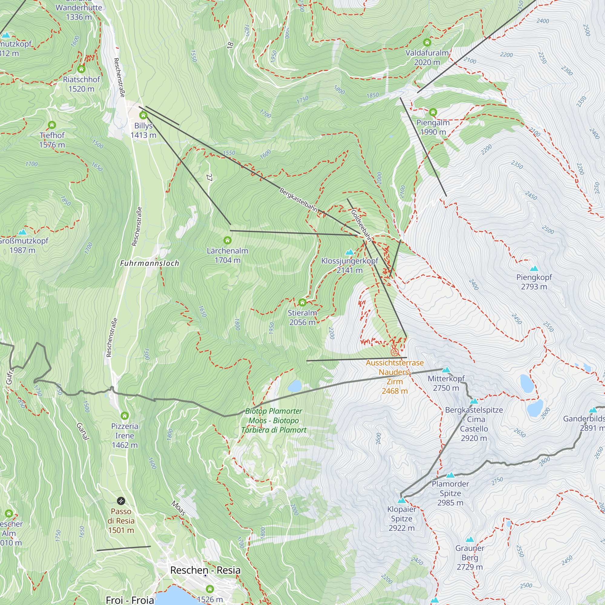 Stieralm map