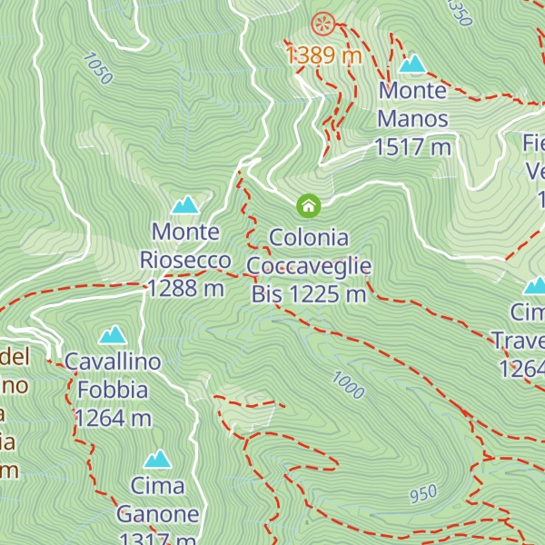 Map of Malga Valdino