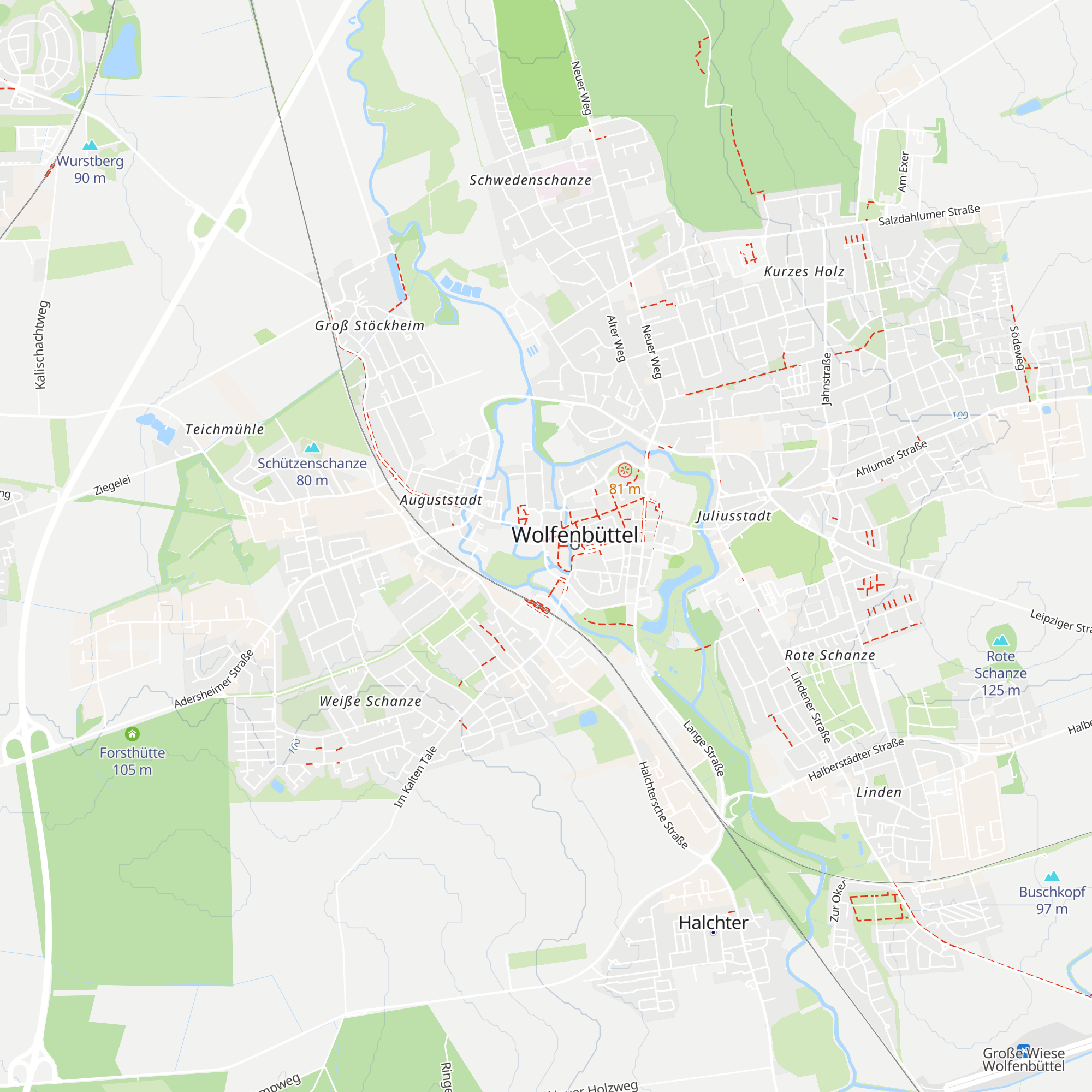 Tourist-Information map