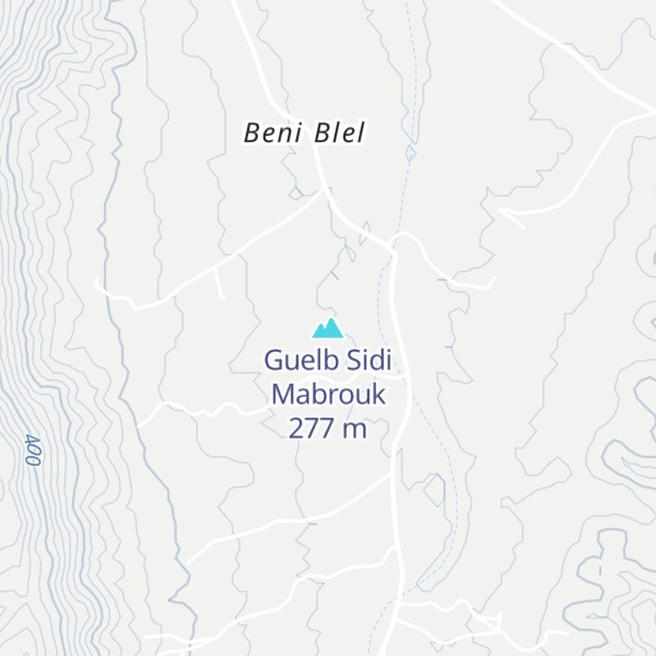 Map of Guelb Sidi Mabrouk