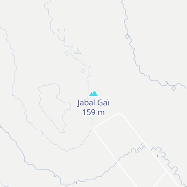 Map of Jabal Gaï
