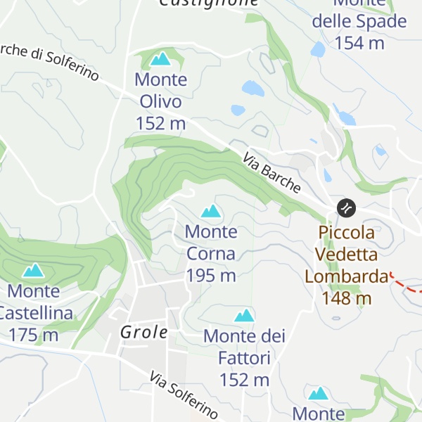 Map of Monte Corna
