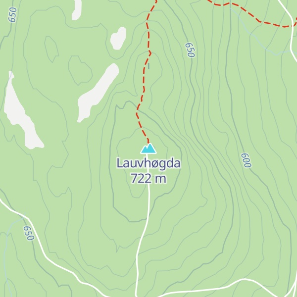 Map of Lauvhøgda