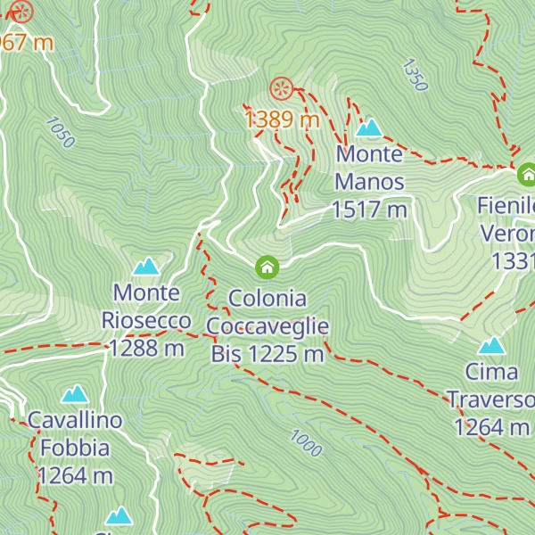 Map of Colonia Coccaveglie Bis