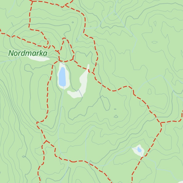 Map of Løkkebergseterhøgda