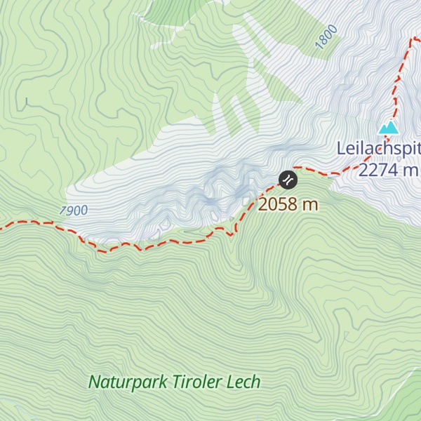 Map of Östlicher Krottenkopf