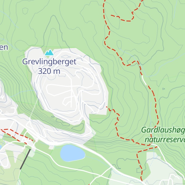 Map of Steinshøgda